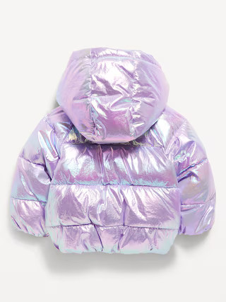 Shiny Puffer Jacket for Toddler Girls | Old Navy (US)