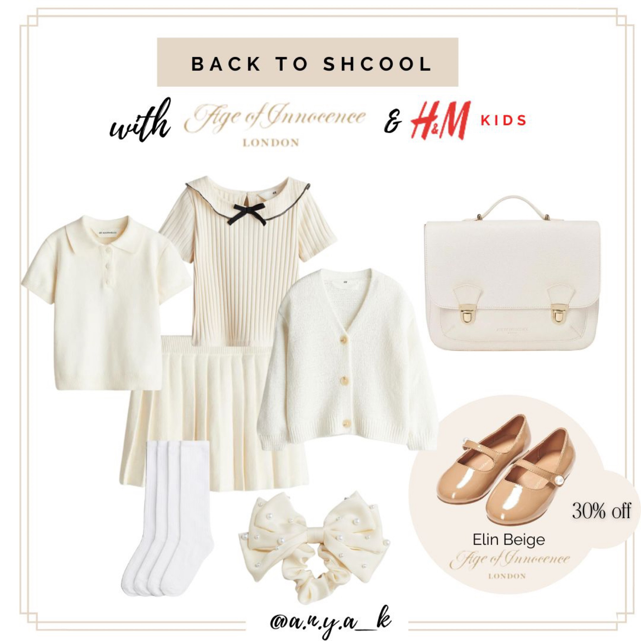 🌟 Back to School in Style! 🌟

Get your little ones ready for the new school year with this adorable and elegant back-to-school look from Age of Innocence London and H&M Kids!

#BackToSchool #KidsFashion #AgeOfInnocence #HMKids #SchoolOutfits #FashionForKids #ShopNow

#LTKKids #LTKSeasonal #LTKStyleTip