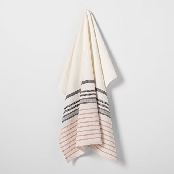 Ombre Patterned Flour Sack Pink Stripe - Hearth & Hand™ with Magnolia | Target