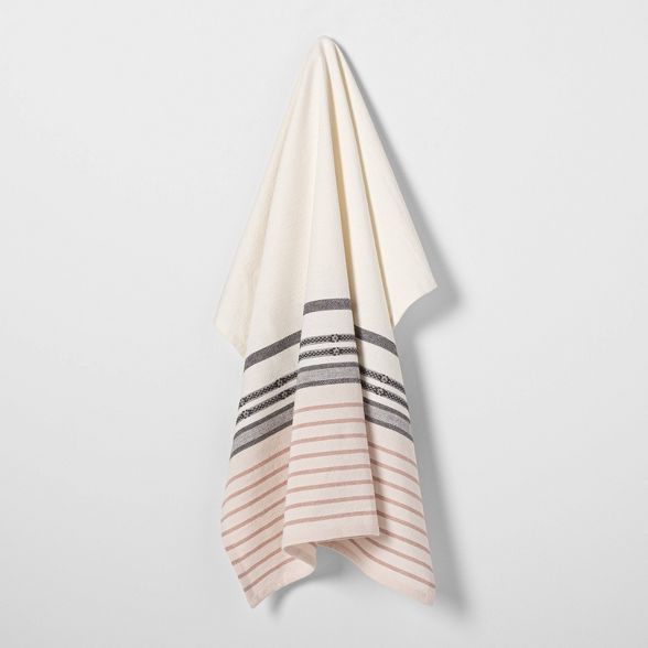 Ombre Patterned Flour Sack Pink Stripe - Hearth & Hand™ with Magnolia | Target