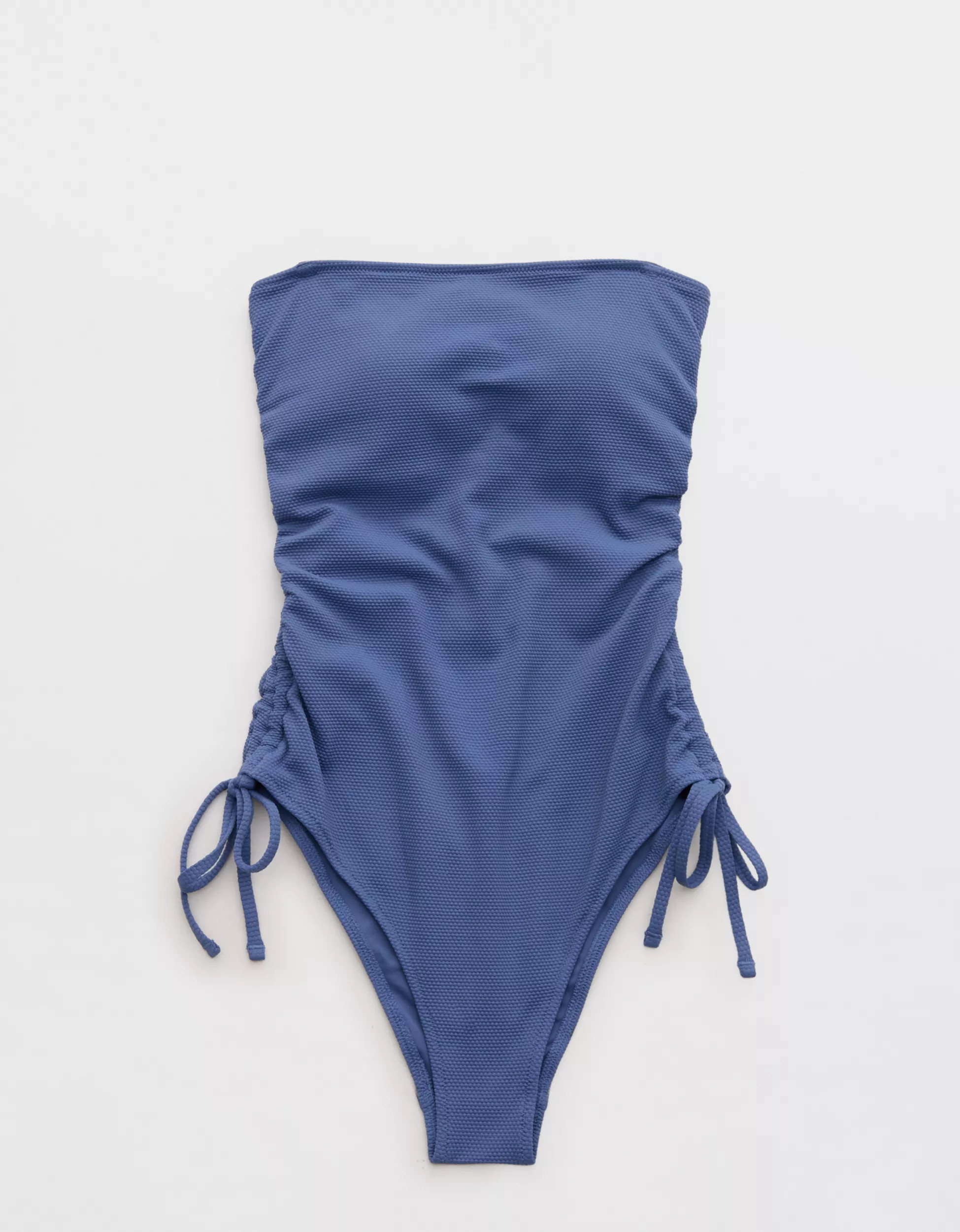 Aerie Pique Cheeky One Piece Swimsuit | American Eagle Outfitters (US & CA)