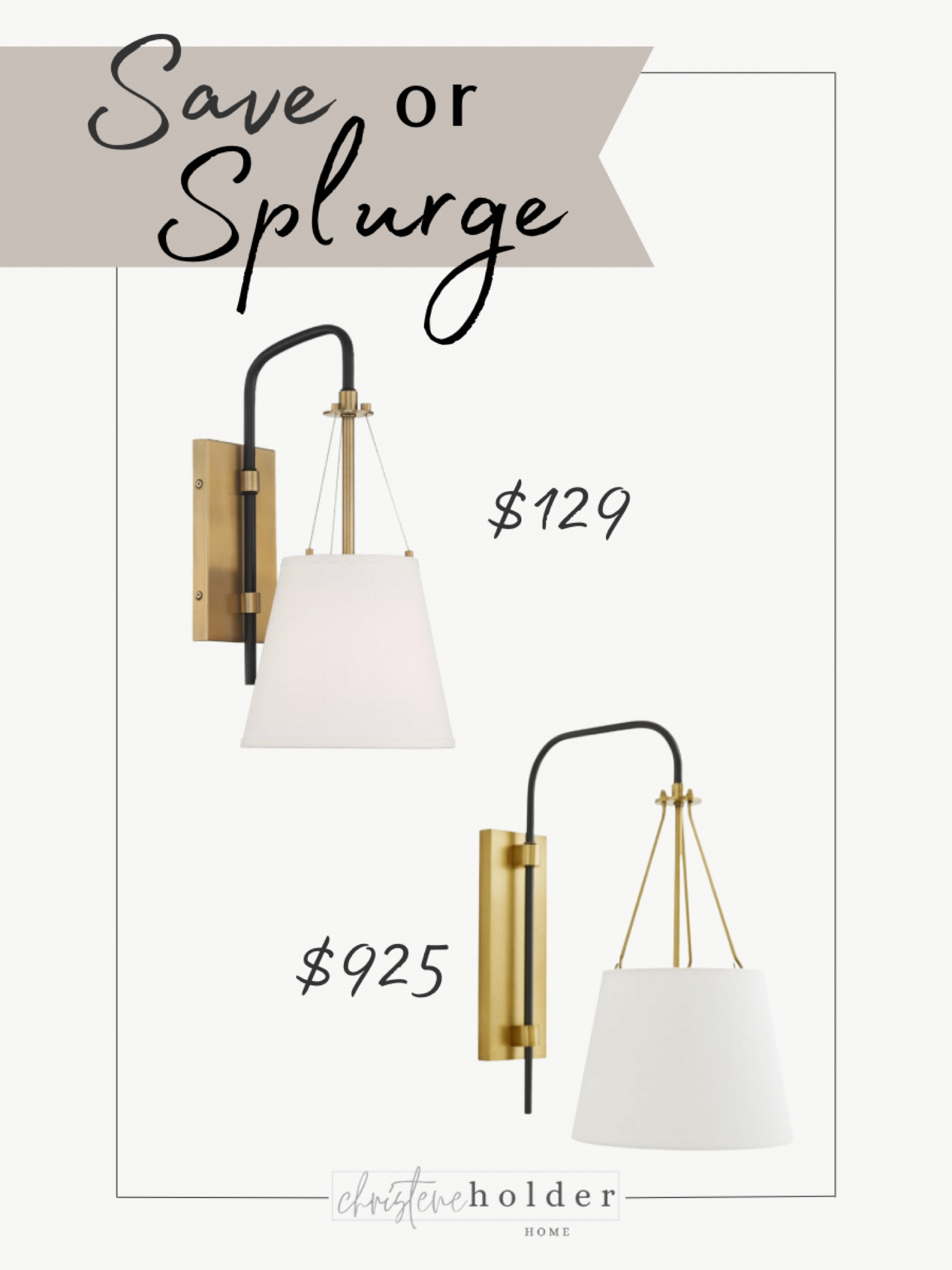 Loving this beautiful sconce dupe! It’s literally almost identical and a fraction of the price. 

Target Styler, Target, Target Home, Designer Dupe, Save or Splurge, Home Decor, Lighting, Light Fixtures, Sconces 

#LTKhome #LTKFind #LTKsalealert