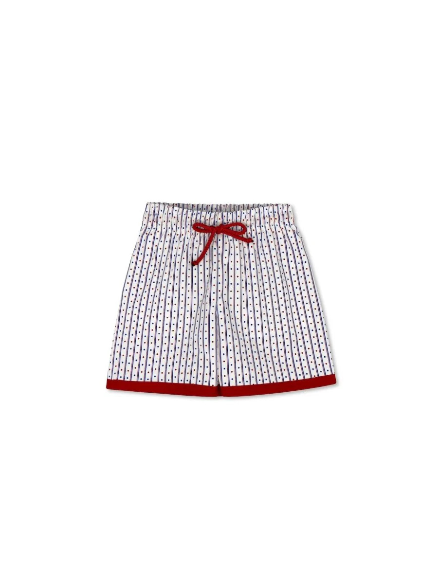 Barnes Bathing Suit - All American, Relay Red | Lullaby Set