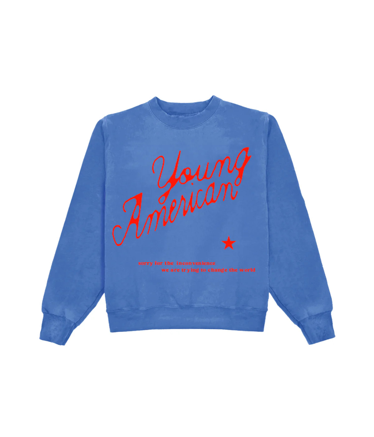 Young American Blue Crewneck | Shop Kristin Jones