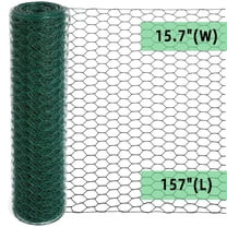 KORALAKIRI Floral Chicken Wire for Crafts, 15.7 x 157 Inch Green Mesh, PVC Coated Metal Netting F... | Walmart (US)