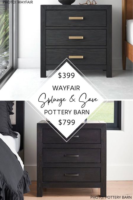 
🚨Brand new find🚨 I’ve got a modern traditional nightstand on two different price points! The Pottery Barn Linwood Nightstand and the Wayfair Ashdon Solid Wood Nightstand. Both come in black and a neutral wood (the Wayfair one also comes in white), and feature clean lines, antique-style drawer pulls, and a modern shape. 

#potterybarn #dupe #lookforless #bedroom #furniture #nightstand #bedsidetable #dupes #wayfairfinds #wayfair  Pottery barn dupes. Pottery Barn inspired. Modern traditional home. Transitional home decor. Pottery Barn home. Pottery Barn Linwood Nightstand dupe. Wayfair finds. Wayfair dupes. Wayfair furniture. Look for less. Bedroom furniture. Bedside table. Nightstands. Neutral nightstands. 

#LTKhome #LTKsalealert