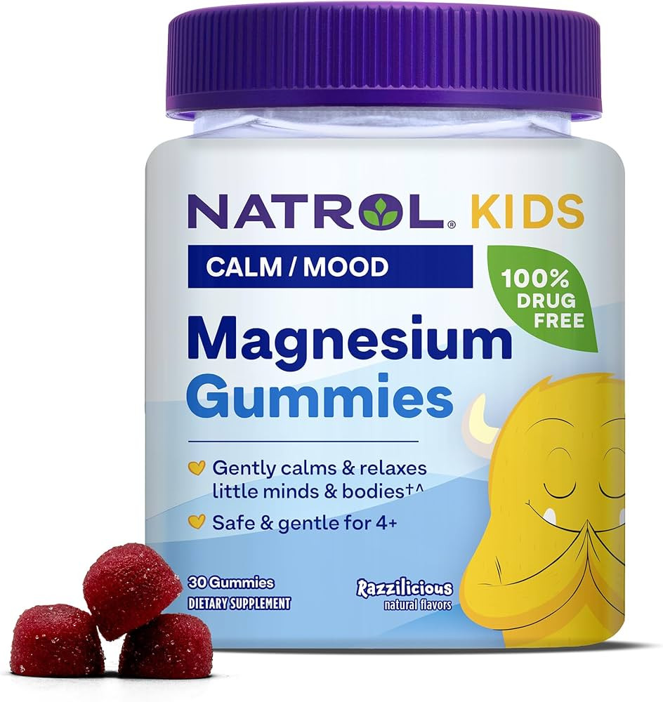 Natrol Kids Magnesium Citrate Gummies, Dietary Supplement to Calm and Relax, Magnesium for Kids, ... | Amazon (US)