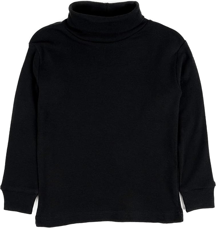 Leveret Girls Boys & Toddler Solid Turtleneck 100% Cotton Kids Shirt (2 Toddler-14 Years) Variety... | Amazon (US)