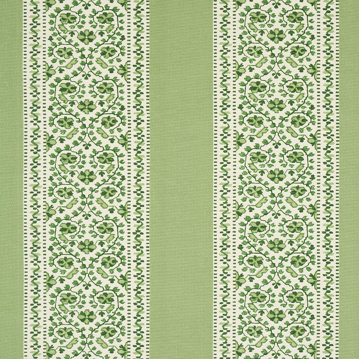 Schumacher Jasmine Indoor/Outdoor Leaf Green Fabric | DecoratorsBest