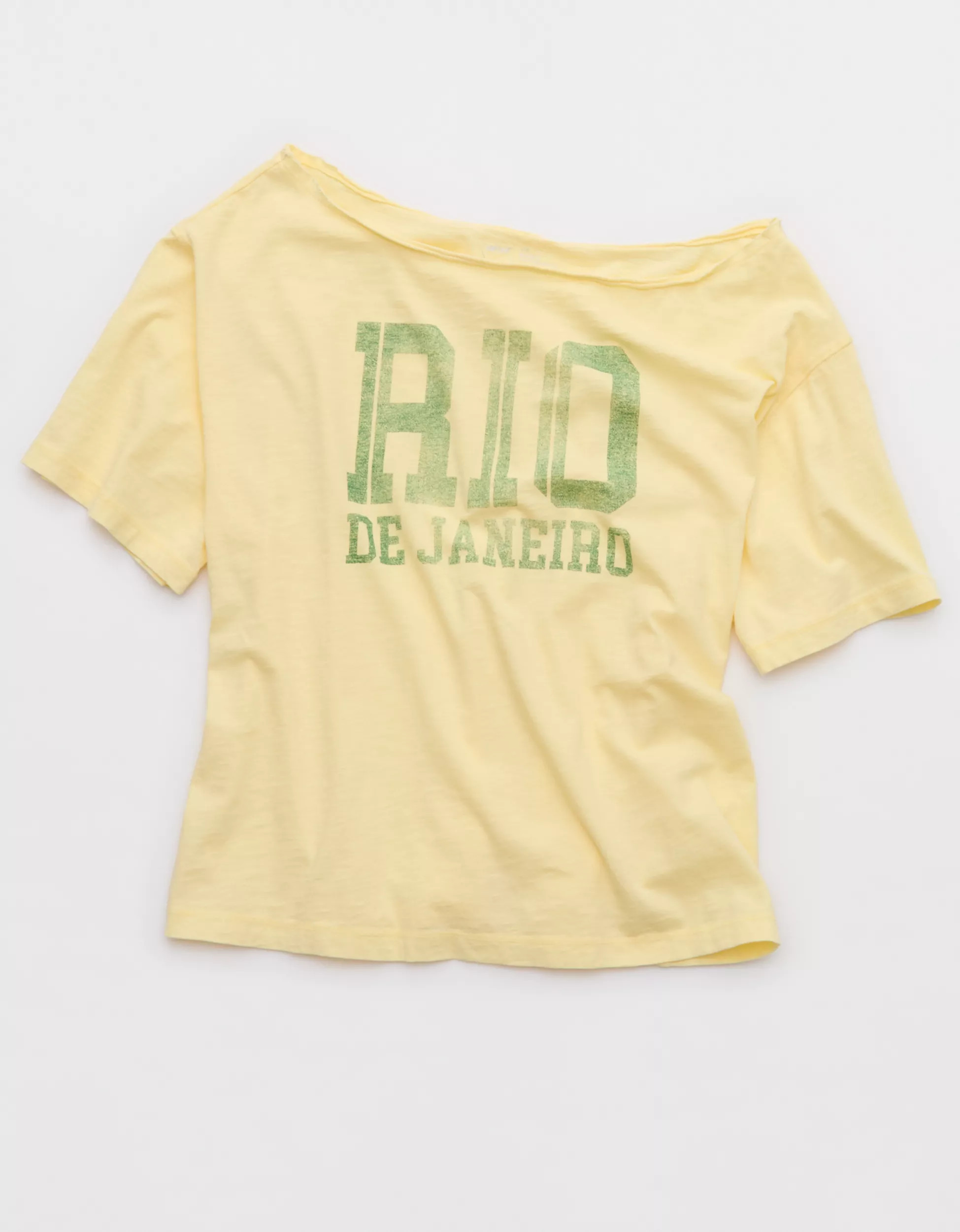 Aerie Off-The-Shoulder Relaxed Tee | Aerie