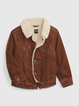 Toddler Sherpa-Lined Corduroy Jacket | Gap (US)