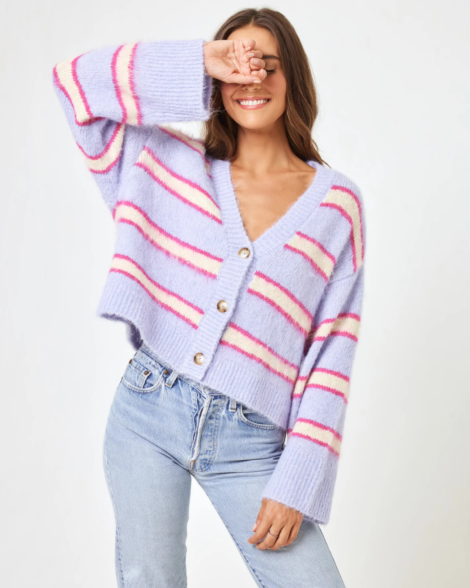 Montauk Sweater - Sandy Dune Stripe | L*Space