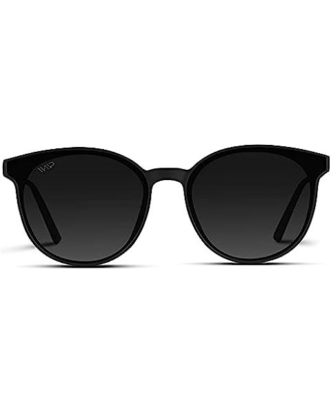 Amazon.com: WearMe Pro Classic Small Round Retro Sunglasses, Black Frame/Black Lens : Clothing, S... | Amazon (US)
