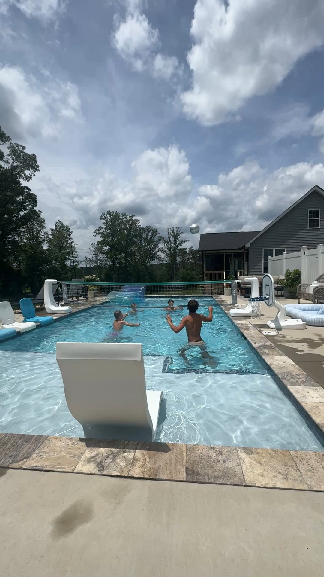 Still loving our volleyball net from step 2! It’s amazing and comes with a ball also the net can be taken on and off and is adjustable according to your pool size 

#LTKFamily #LTKHome #LTKSummerEdit