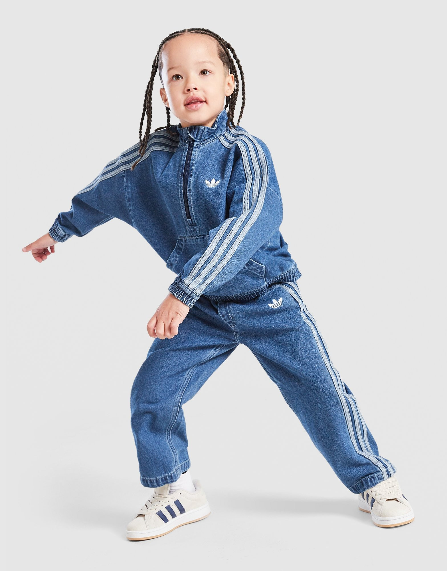 adidas Originals Ensemble haut ras-du-cou Denim Enfants | JD Sports (FR)
