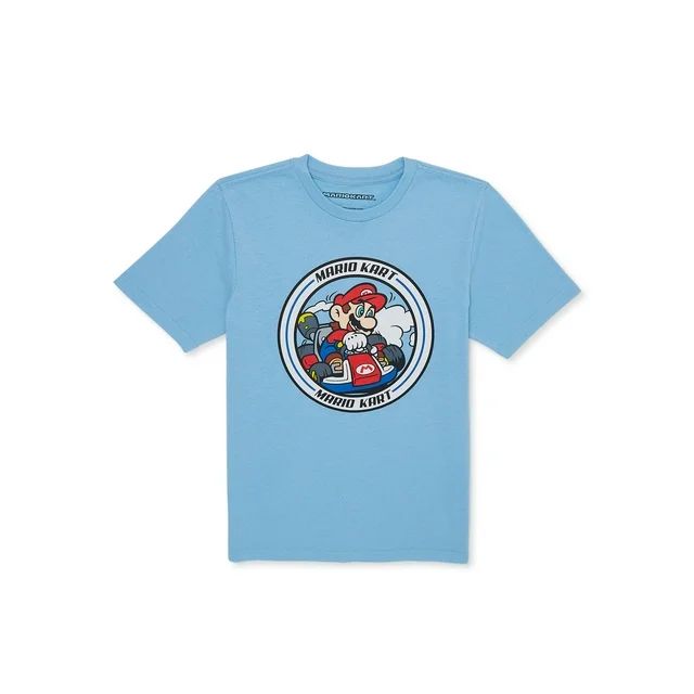 Nintendo Boys Mario Kart, Crew Neck, Short Sleeve, Graphic T-Shirt, Sizes 4-18 | Walmart (US)