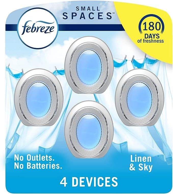 Febreze Small Spaces Air Freshener, Plug in Alternative for Home, Linen & Sky, Odor Fighter for S... | Amazon (US)