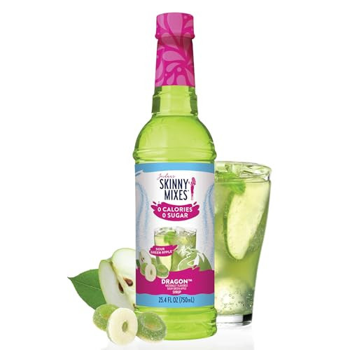 Jordan's Skinny Mixes Sugar Free Syrup, Dragon Flavor, Fruit Flavored Water Enhancer, Drink Mix for Ice Tea, Lemonade & More, Zero Calorie Flavoring, Keto Friendly, 25.4 Fl Oz, 1 Pack | Amazon (US)