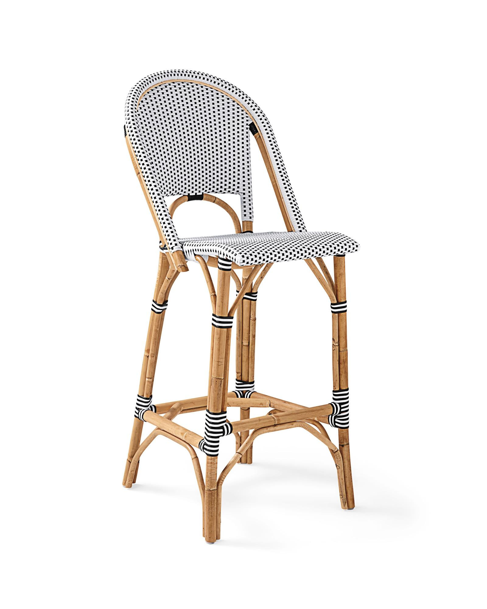 Riviera Rattan Bar & Counter Stools | Serena and Lily