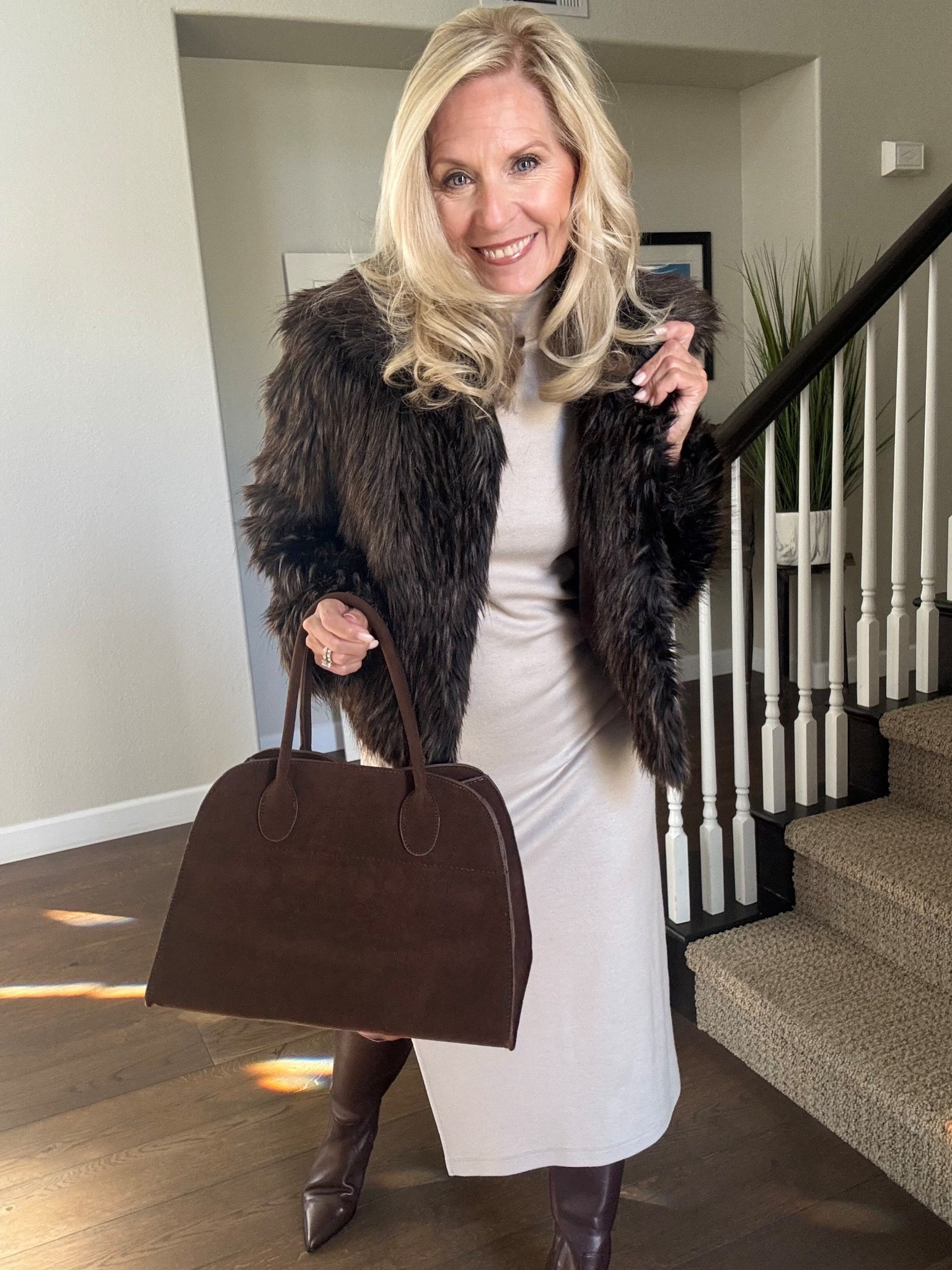 Love Faux Real

One of my favorite jackets that’s trending for Fall is the faux fur. Definitely a showstopping statement piece for the season.

It might not be what you are wearing right now but you will definitely be reaching for this jacket for later in the season to top a beautiful dress or to dress up some jeans!

I have had this particular beauty for a while but wait till you see the ones I link!

Follow me for more 50+ style inspiration.

#LTKOver40 #LTKSeasonal #LTKStyleTip