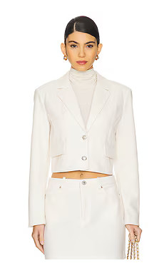 Steve Madden Seraphine Blazer in Cream from Revolve.com | Revolve Clothing (Global)