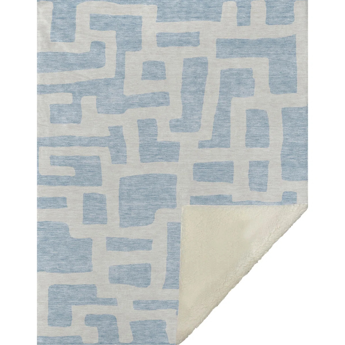 Addison Machine Washable Sherpa ASB903 Lines Throw Blanket | Wayfair North America