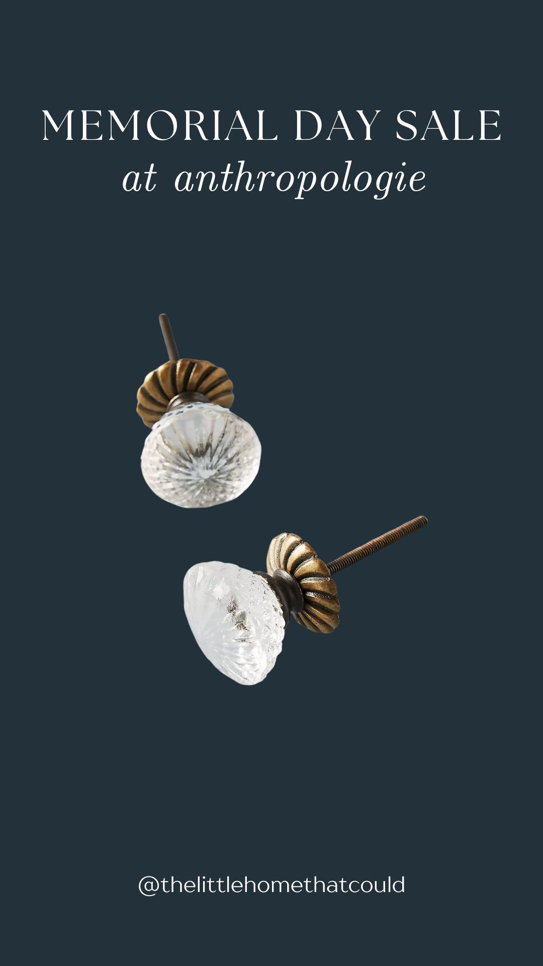 Vintage inspired glass knobs 

#LTKHome #LTKSaleAlert