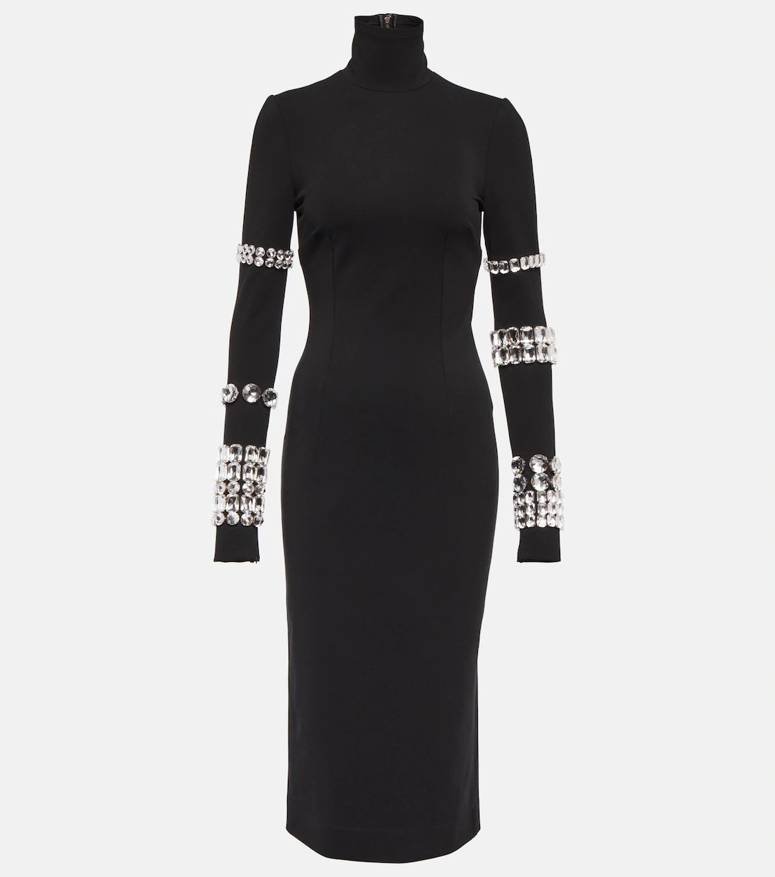 x Kim embellished turtleneck midi dress | Mytheresa (UK)