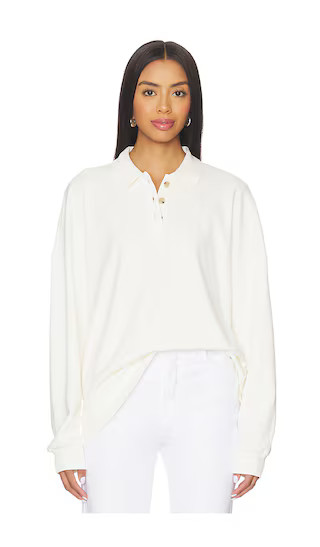 Lene Polo in White | Revolve Clothing (Global)
