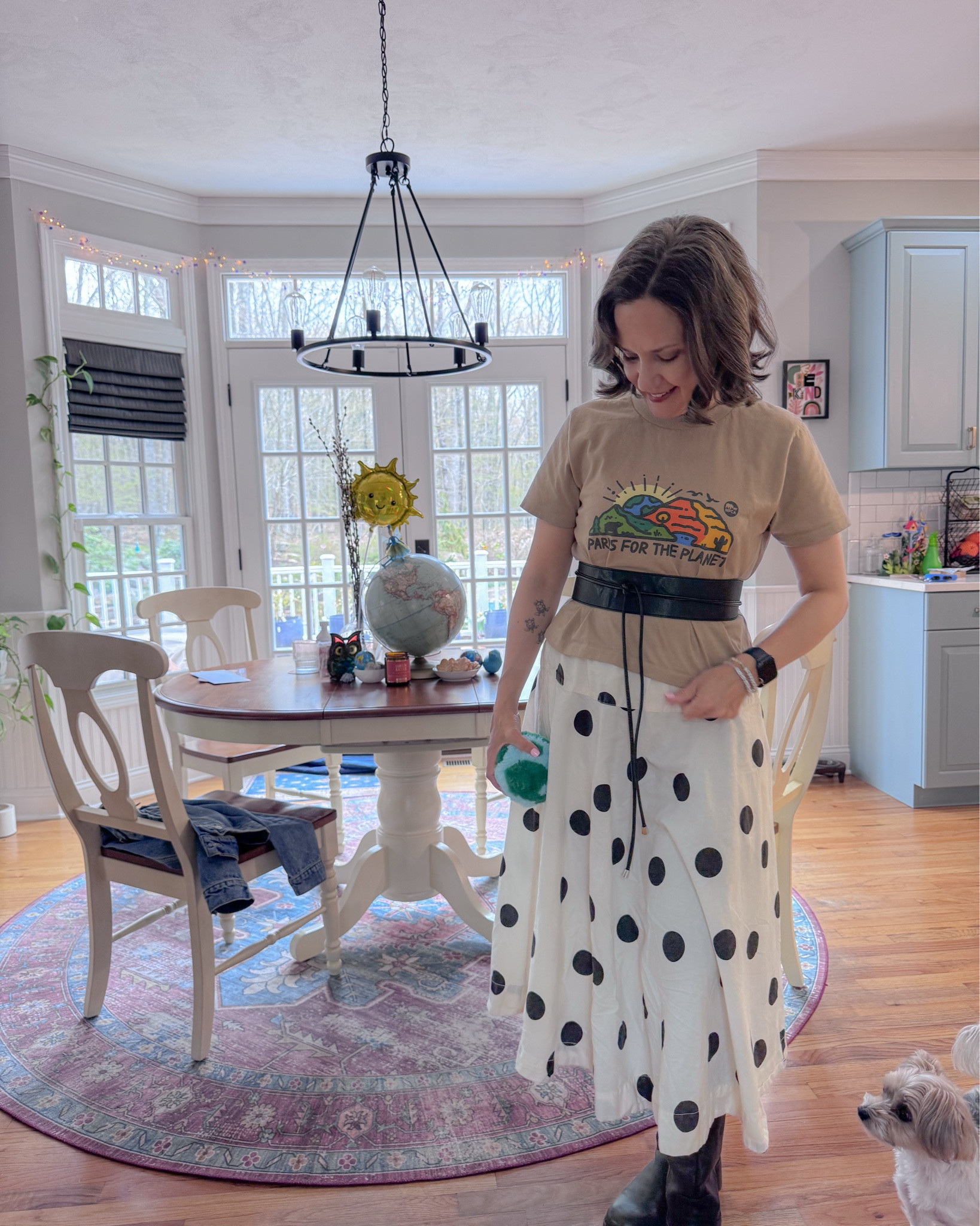 My earth day outfit and tablescape today 

#LTKmomlife #LTKdayinmylife #LTKSeasonal