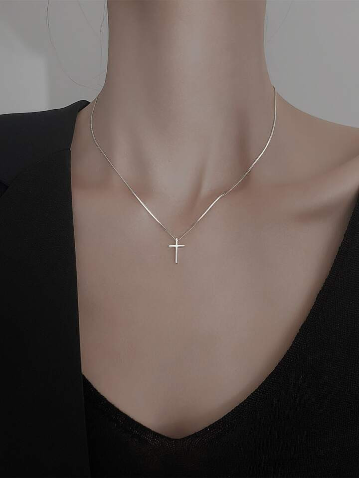 Cross Charm Necklace | SHEIN