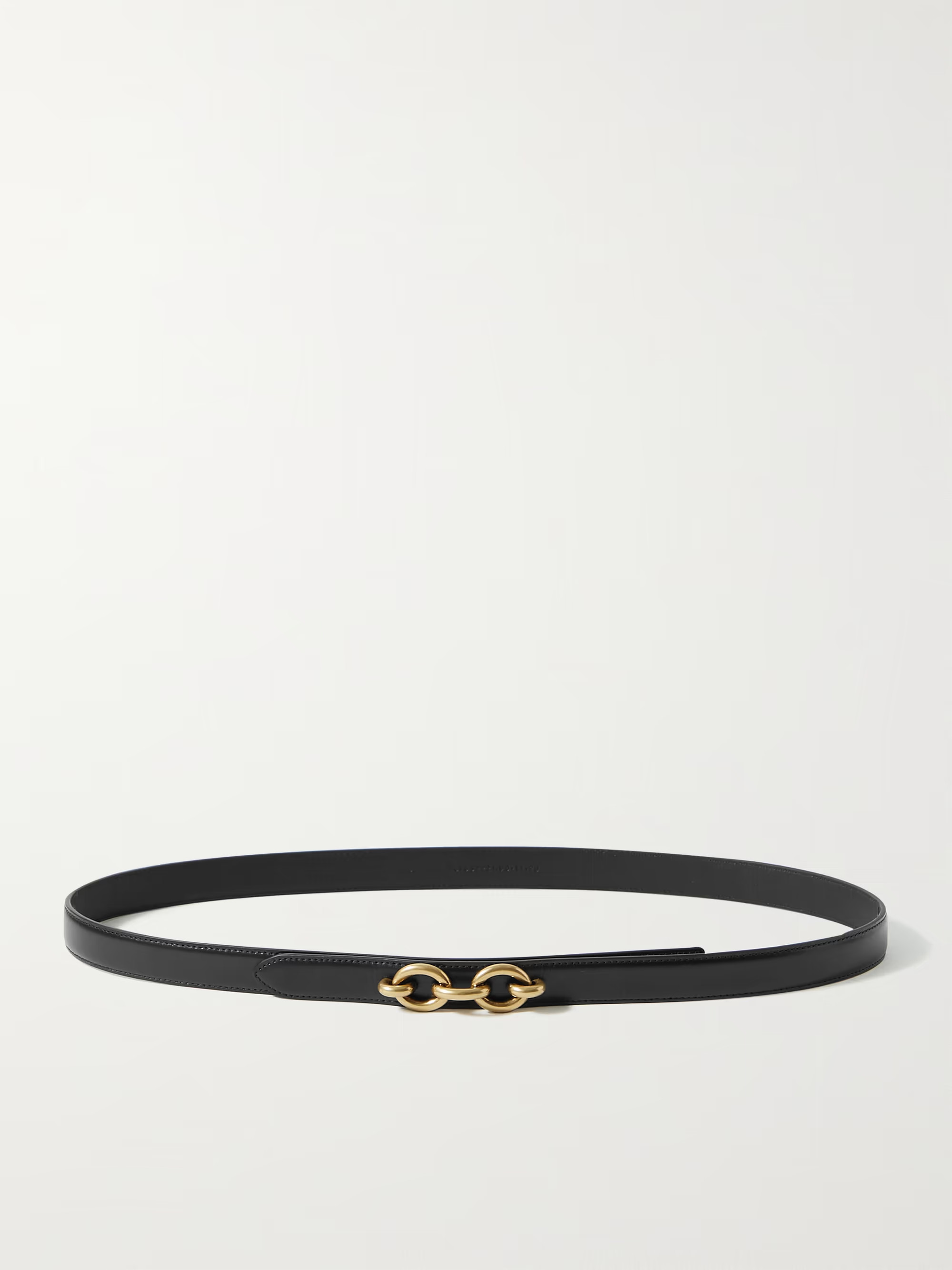 Chain-embellished leather belt | NET-A-PORTER (US)
