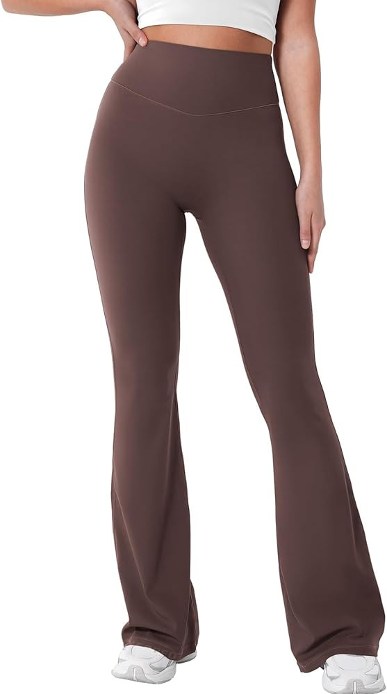YEOREO Women's High Waist Flared Yoga Leggings | Amazon (US)