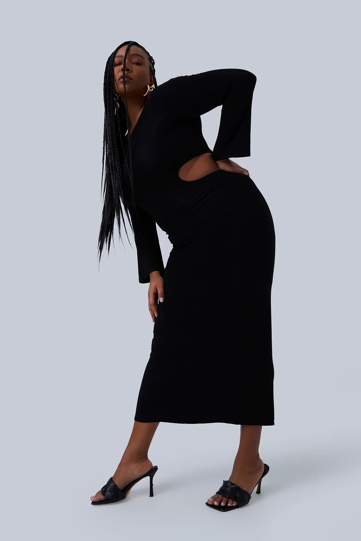 Gabrielle Maxi Black - Gia IRL Plus Size Boutique | GIA/irl