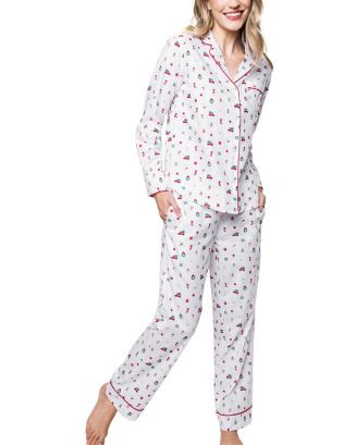 Petite Plume Winter Nostalgia Cotton Long Christmas Pajama Set  | Bloomingdale's Women | Bloomingdale's (US)
