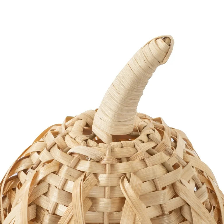 Decoración de Mesa de Calabaza de Bambú, Beige, 10,3", Otoño de Way To Celebrate | Walmart (US)