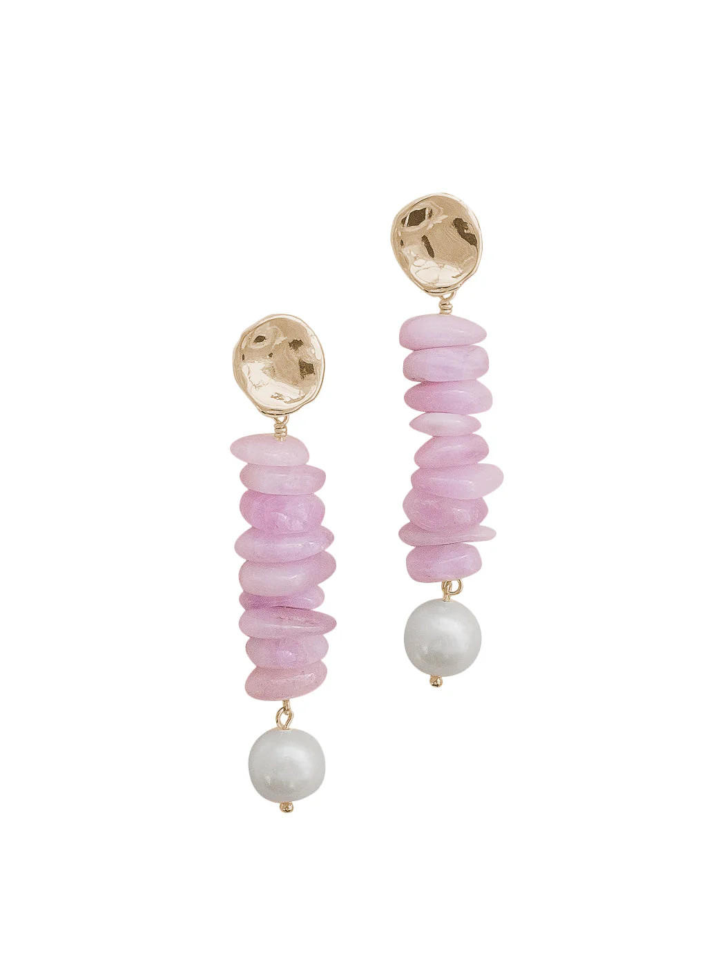 Ingrid Earrings in Lilac | Over The Moon