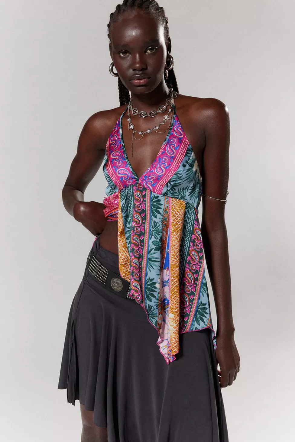 Silence + Noise Luisa Tunic Halter Top | Urban Outfitters (US and RoW)