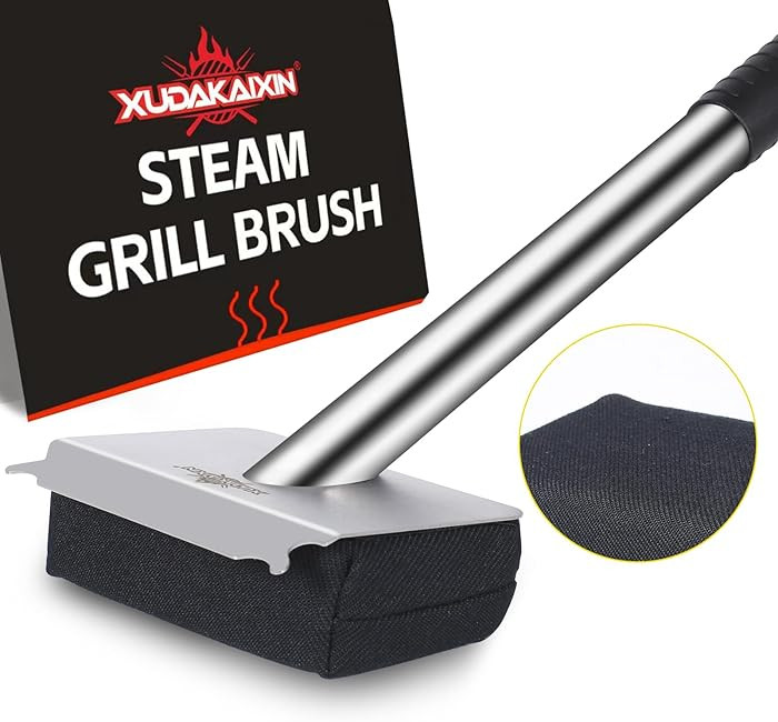 Steam Grill Brush Bristle Free,[Ultra Safe & Efficient] Grill Cleaner for Outdoor Grill,BBQ Repla... | Amazon (US)