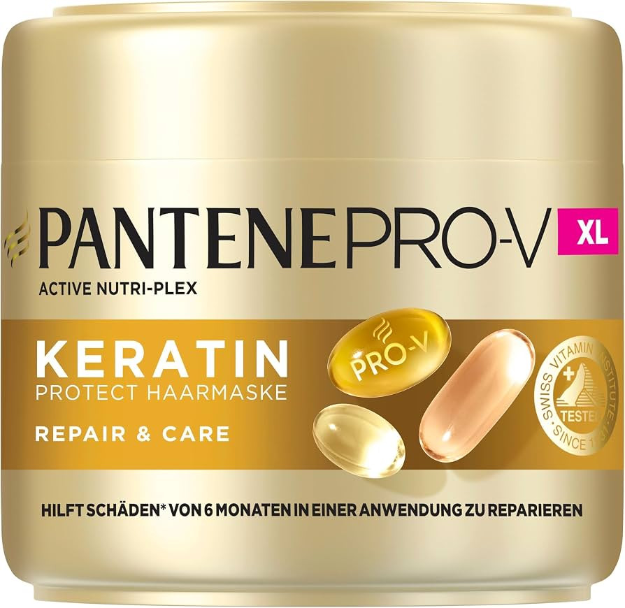 Pantene Pro-V Repair & Care Keratin Protect Haarmaske 500ml für Trockenes, Geschädigtes Haar Hi... | Amazon (DE)