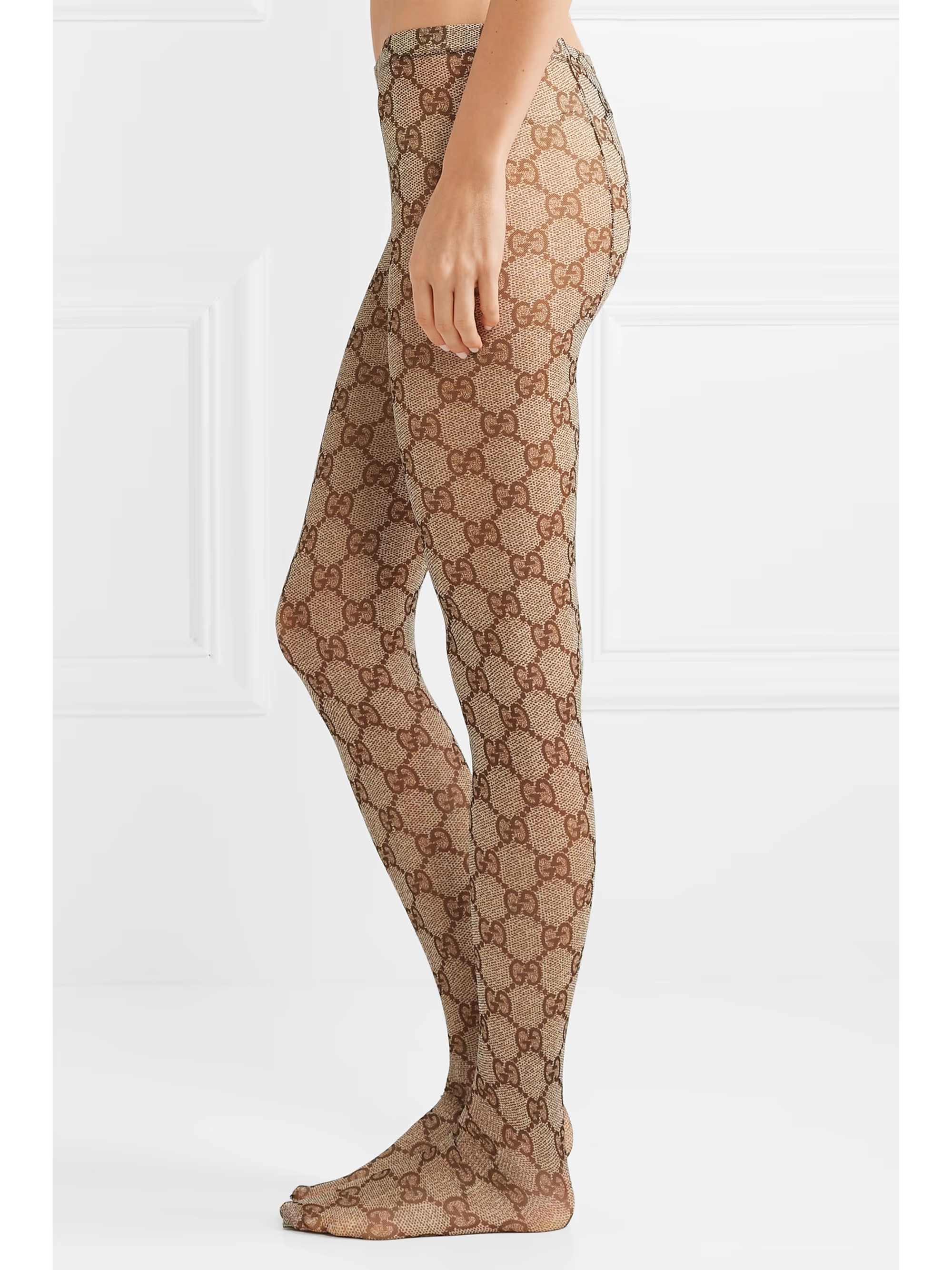 Jacquard-knit tights | NET-A-PORTER (US)