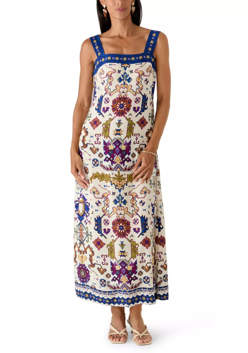 Women's Square Neck Tank Geo Print Dress | Belk