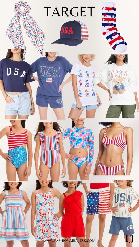 Cute patriotic swimsuits and outfits from target 

#LTKKids #LTKStyleTip #LTKFindsUnder100