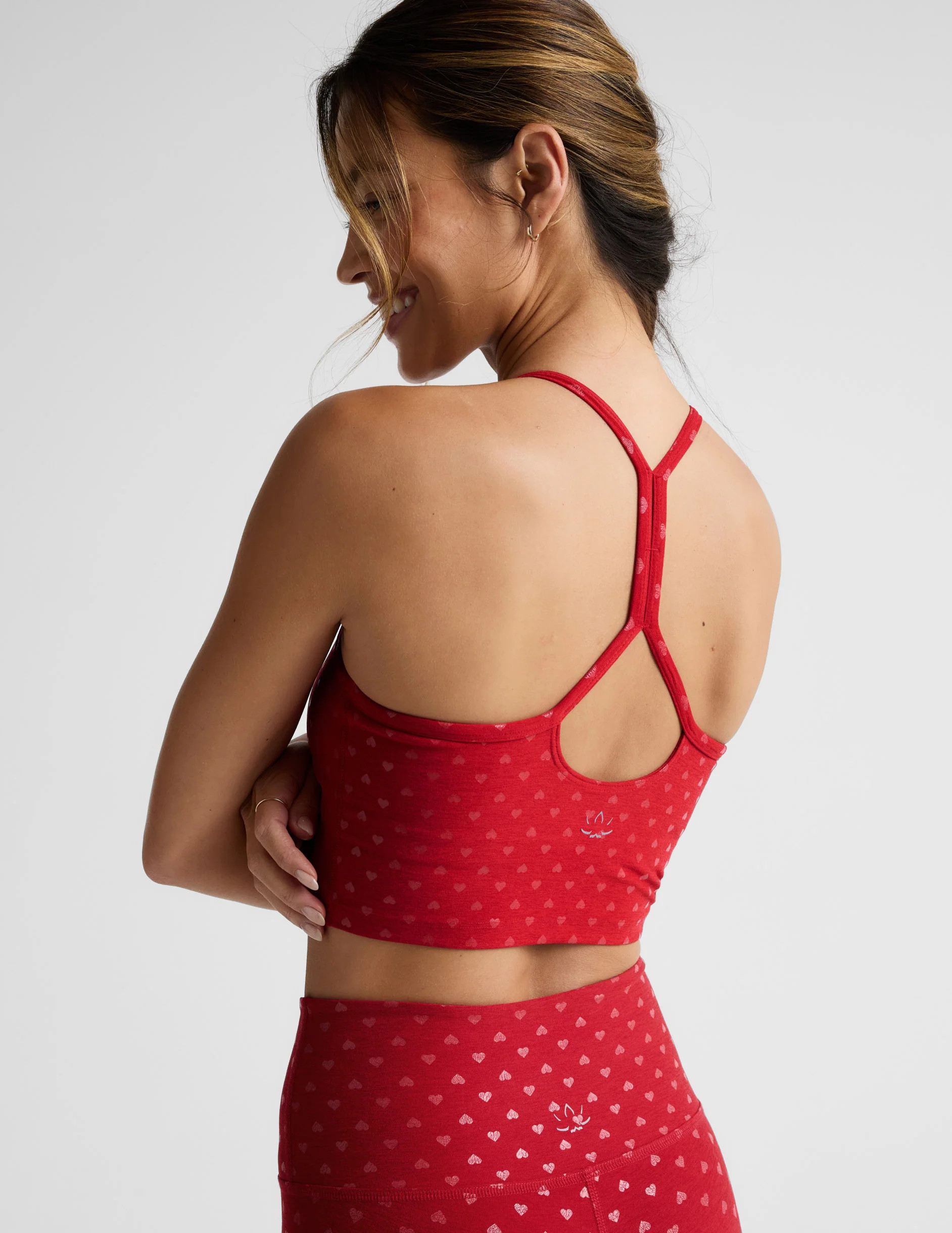 SoftShine Slim Racerback High Cropped Tank | Beyond Yoga | Beyond Yoga