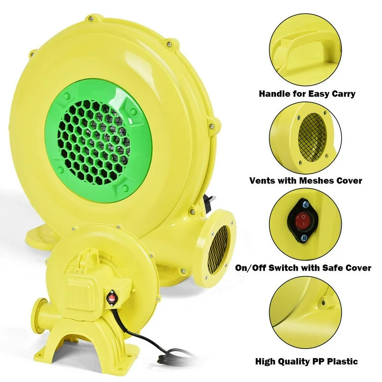 Costway Air Blower Pump Fan 480 Watt 0.6HP For Inflatable Bounce House Bouncy Castle - Walmart.co... | Walmart (US)