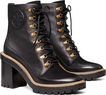 Tory Burch Miller Mixed Materials Lug Sole Boot | Nordstrom | Nordstrom