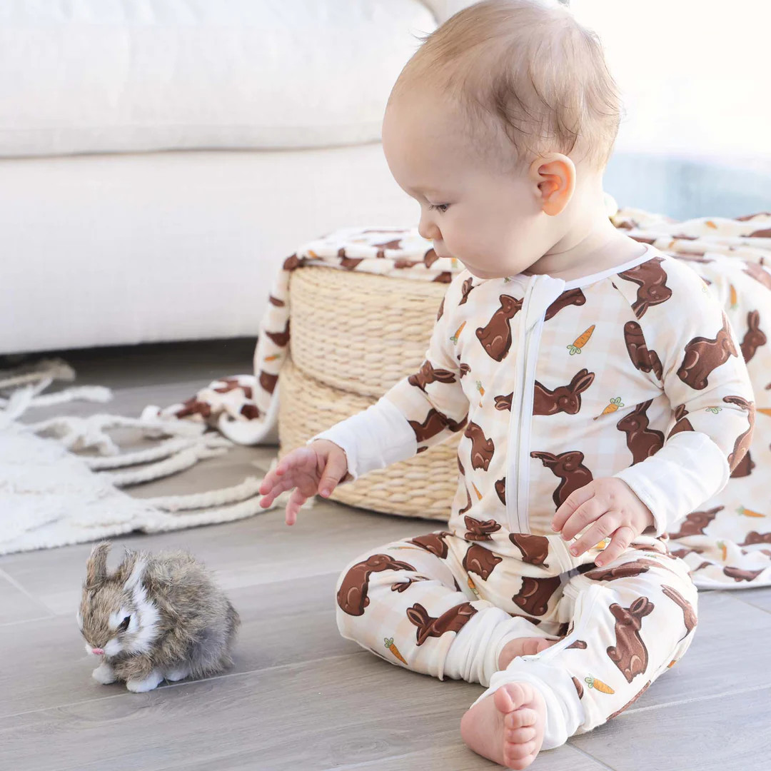 Bunny Bites Convertible Zip Romper | Caden Lane