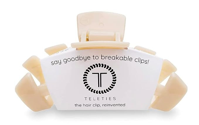 TELETIES - Tiny Hair Clip - Strong Grip, Bendable Teeth, Comfortable Curved Design - Ideal for Th... | Amazon (US)