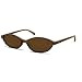 GUVIVI Retro Oval Sunglasses for Women 90s Cat Eye Shades UV protection | Amazon (US)