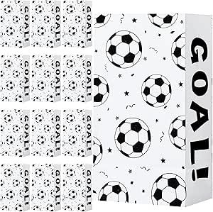 30 Pack Paper Soccer Party Favor Bag, Soccer Candy Goodie Treat Bags Football Snack Bags Soccer G... | Amazon (US)